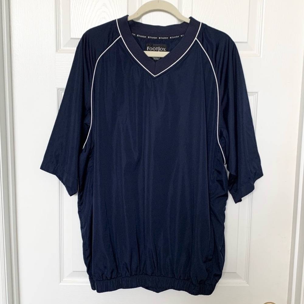 FootJoy FJ Windbreaker Navy Pullover Windshirt